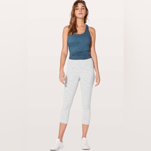 Lululemon Wunder Under Crop Hi Rise 21” leggings Wee are from space luon - Picture 1 of 9